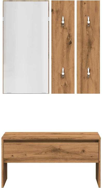 Produktbild VidaXL Garderoben-Set Artisan-Eiche Holzwerkstoff
