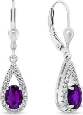 Immagine prodotto Brilio Argento - Orecchini in argento con zirconi viola EA310WAM