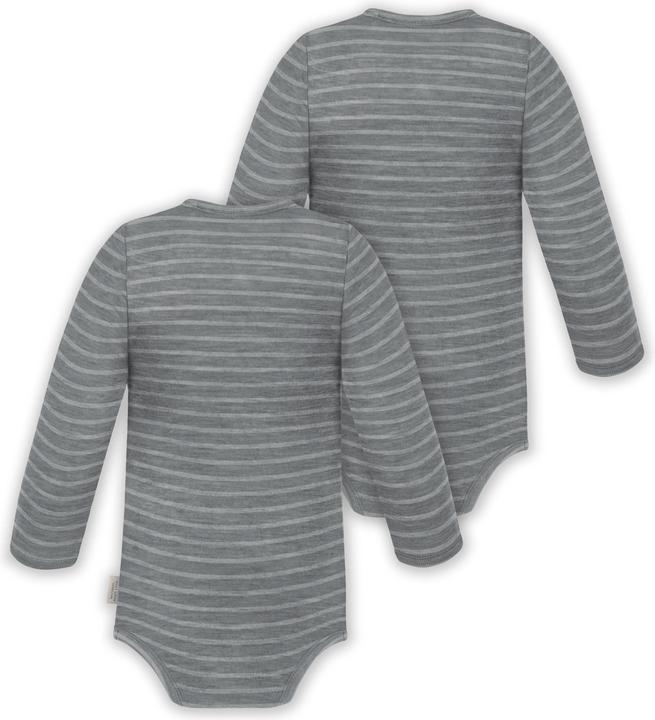 Immagine prodotto Normani Confezione da 2 pezzi di body per neonato in merino a manica lunga - 9343 (80)