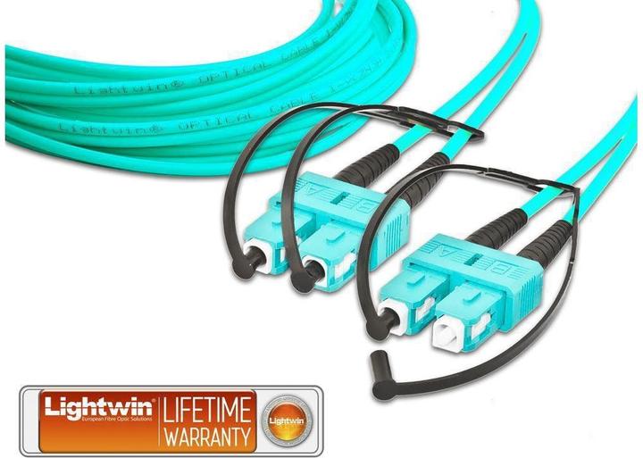 Actual product image Lightwin LWL Duplex Patch Cable (CAT7, 10 m)