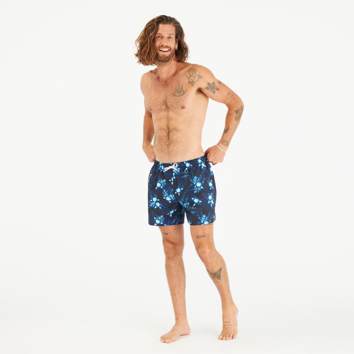 Produktbild Olaian Men’s Swim Shorts Surf 100 15" Short - Hibiscus Black (S)