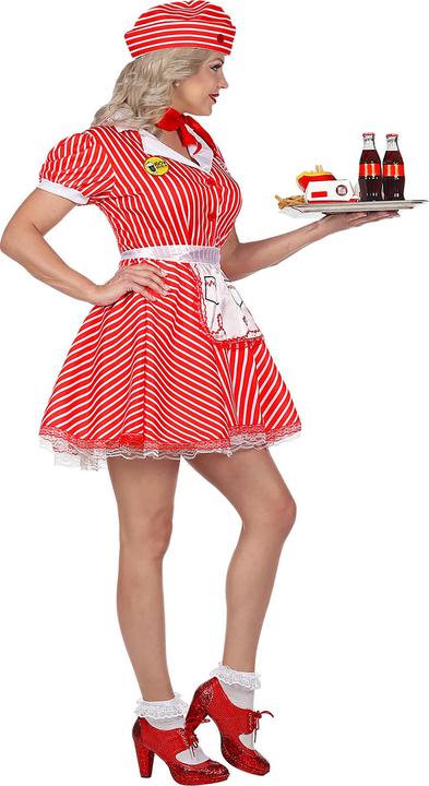 Produktbild Widmann KELLNERIN 50er JAHRE (Kleid mit Petticoat, Schürze, Pin, Halstuch, Haube), M (M)