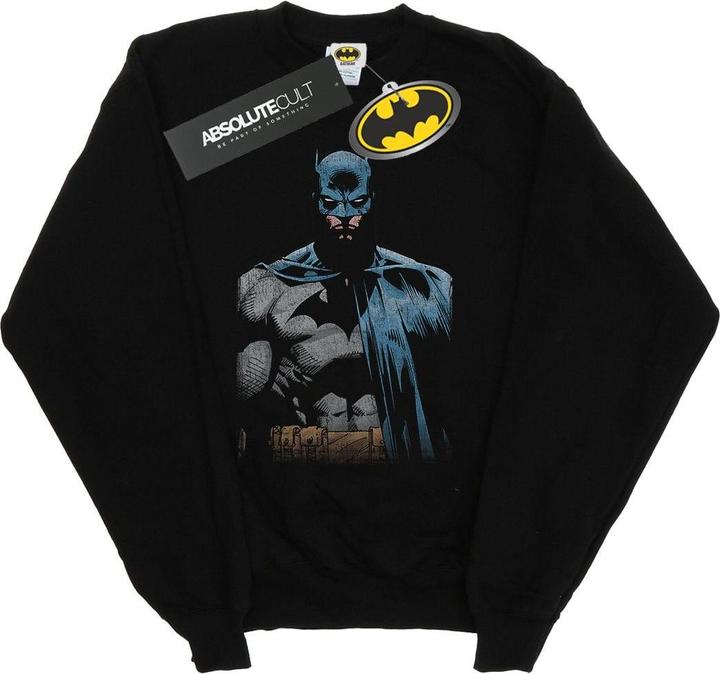 Batman Close Up Baumwolle Sweatshirt