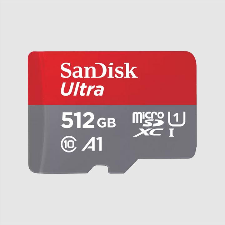 Produktbild SanDisk Ultra mit Adapter (512 GB, microSDXC, U1, UHS-I)