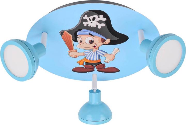 Produktbild Lindby Roxas Kinderzimmer-Deckenleuchte, Pirat (400 lm, GU10)
