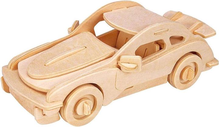 Actual product image Eureka! Gepetto's Workshop Wooden Construction Kit 3D - Sports Car