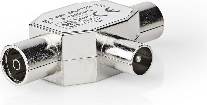 Produktbild Nedis Koax-Splitter IEC (Coaxia l) männlich - 2X IEC (Coaxia (Antennenkabel)