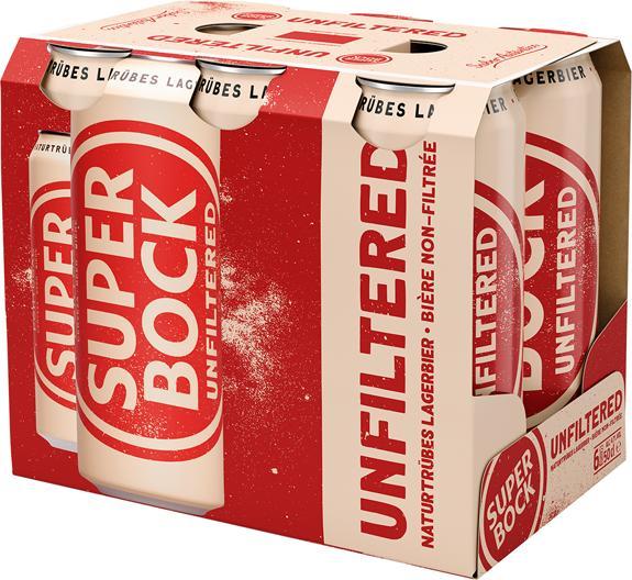 Image du produit Super Bock Non filtré (6 x 50 cl)