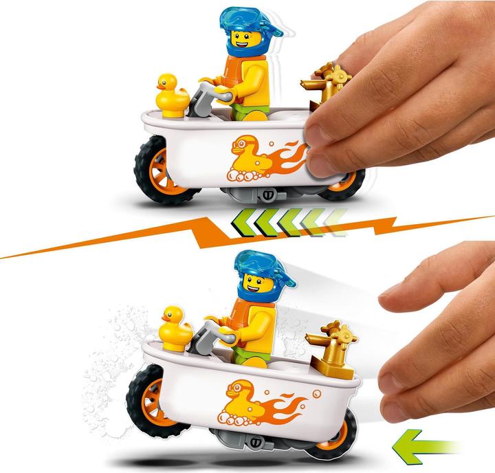 Actual product image LEGO Bathtub stunt bike (60333, LEGO City)