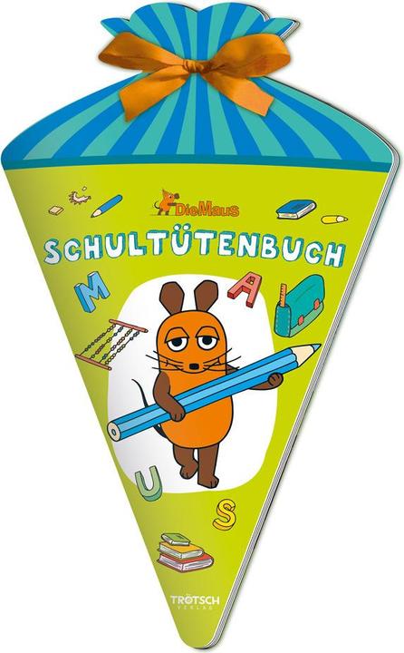 Schultütenbuch Die Maus 16x26 cm 24 Seiten (14 cm, 1 x)