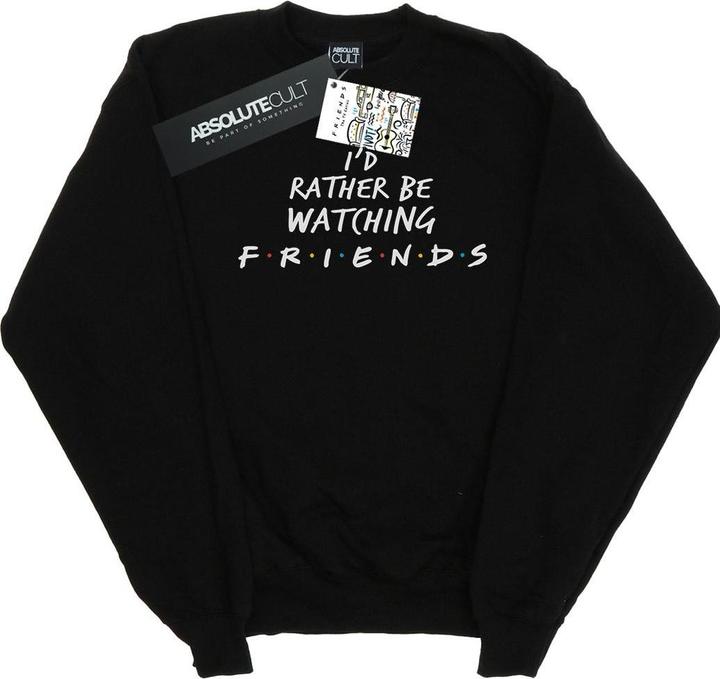 Actual product image Friends Mens Rather Be Watching Sweatshirt (L)