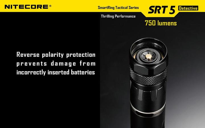 Actual product image Nitecore Srt5 (136 cm, 750 lm)