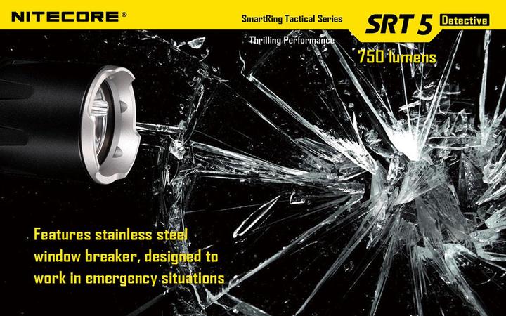 Actual product image Nitecore Srt5 (136 cm, 750 lm)