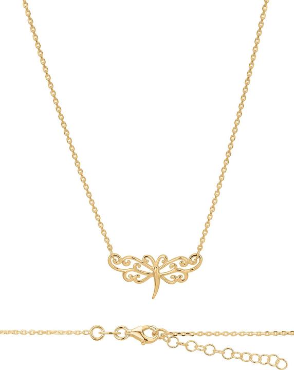 Produktbild Leyda Halskette Schmetterling (Silber 925 1 Mikron Gelb Vergoldet 18k)