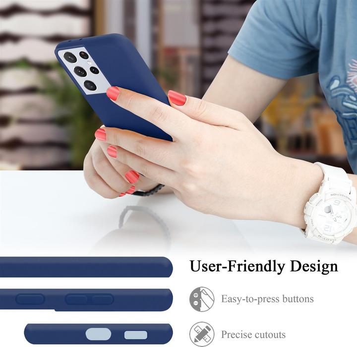 Actual product image Cadorabo TPU Liquid Silicone Case Cover (Samsung Galaxy S21 Ultra)