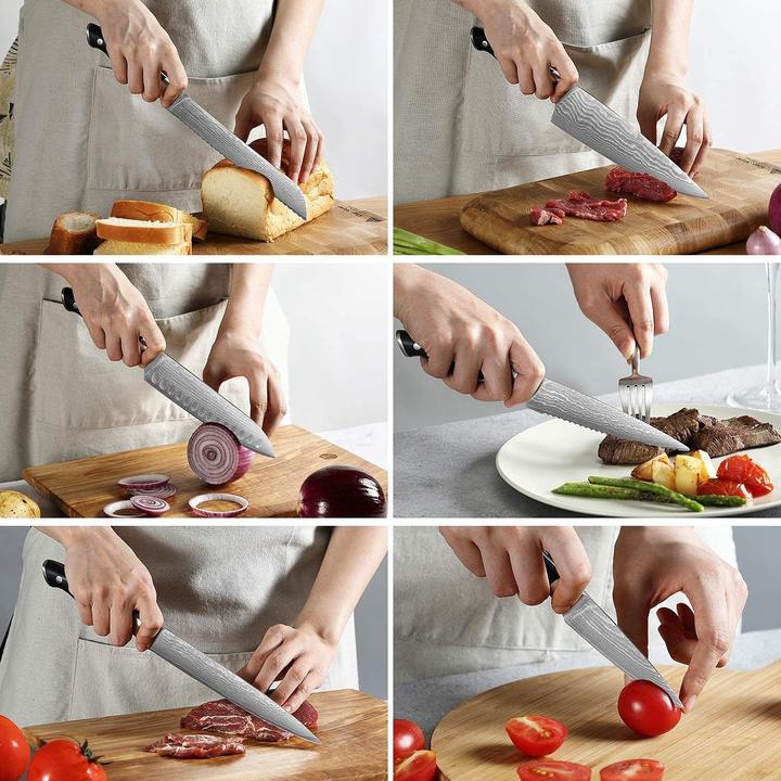Immagine prodotto Nanfang Brothers Set di coltelli Damasco