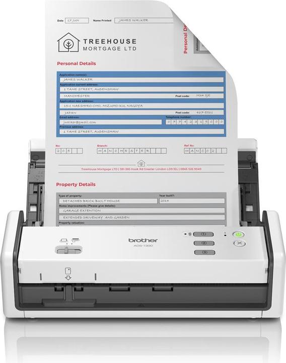 Image du produit Brother ADS-1300 30 PPM ADF 50 f (USB, USB Host)
