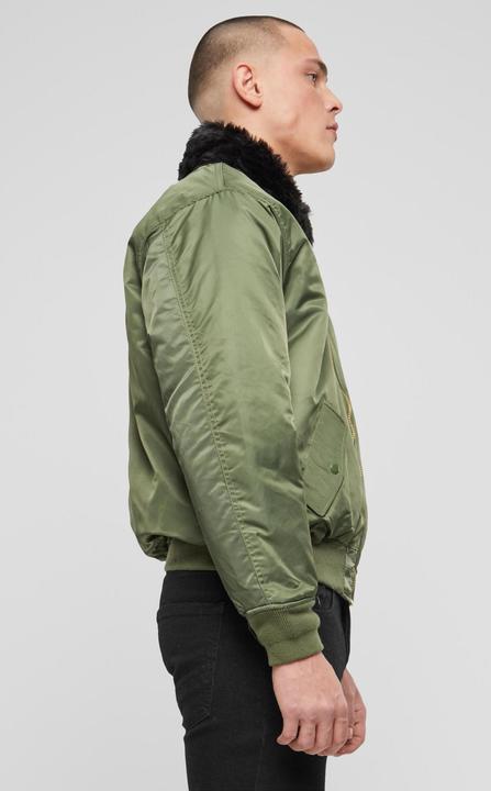Produktbild Brandit MA2 Fur Collar Outdoorjacke Grösse L Farbe Oliv (L)
