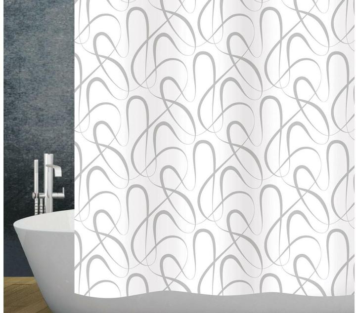 Produktbild Diaqua Duschvorhang Swing 180 x 200 cm, Silber (180 x 200 cm)