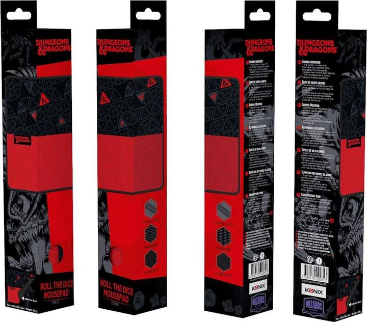 Actual product image Konix Dungeons + Dragons Mouse Pad (S)