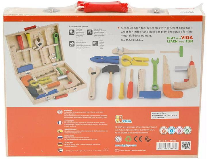 Image du produit Viga Toys Boîte à outils