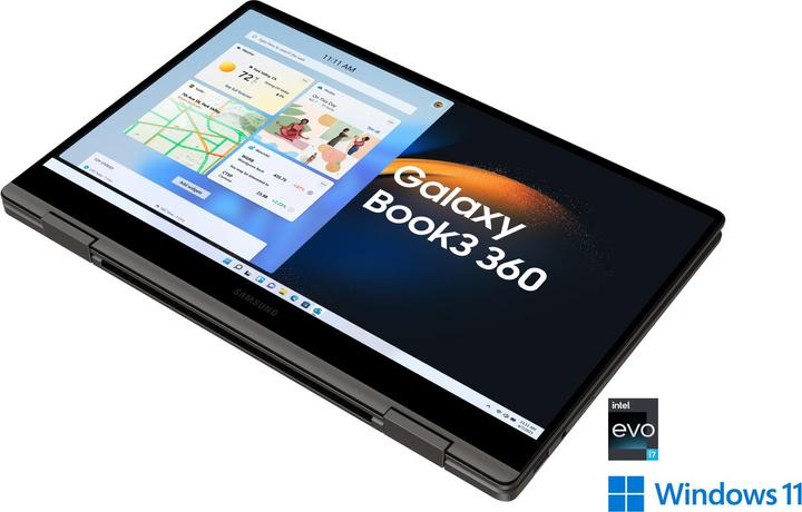 Actual product image Samsung Galaxy Book3 360 (13.30", Intel Core i7-1360P, 16 GB, 1000 GB, DE)