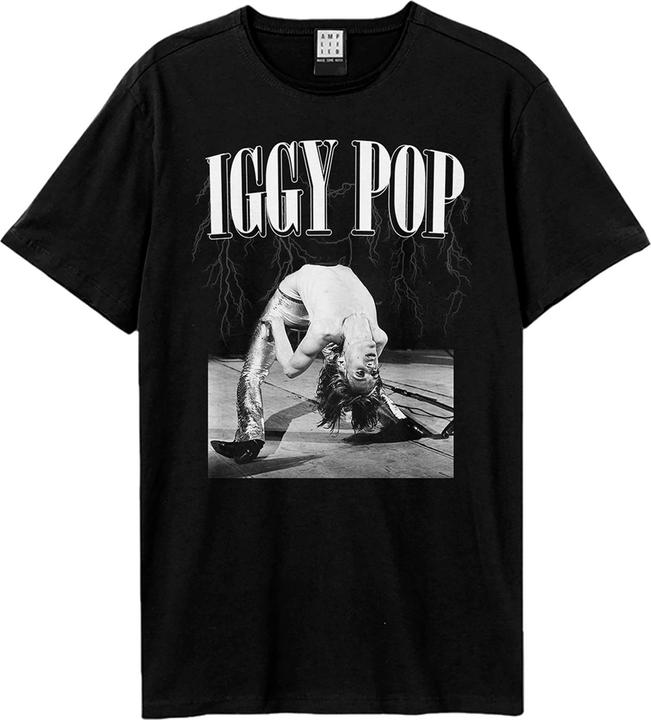 Actual product image Amplified Unisex Adult Pop On Stage Iggy Pop T-Shirt (XXL)