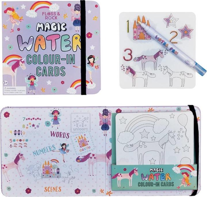 ‎Floss & Rock FLOSS & ROCK Fairy Unicorn Water Pen and Cards - 38P3417
