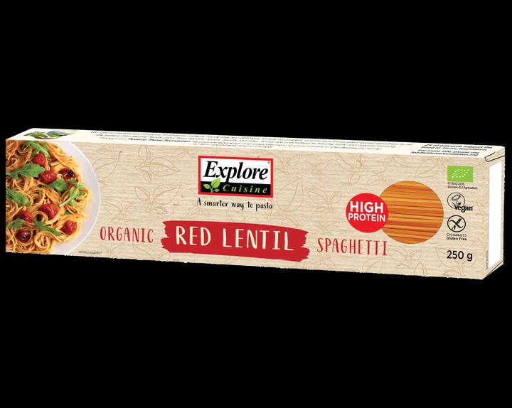 Image du produit Explore Cuisine Spaghetti de lentilles rouges bio (250 g)