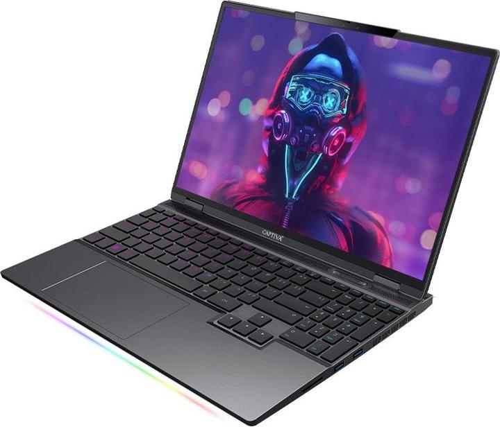 Produktbild Captiva Notebook Highend Gaming R87-809UK Ryzen 7 8845HS (15,3, 64GB, 1TB SSD, Ge Force RTX 4070 8GB (15.30", AMD Ryzen 7 8845HS, 64 GB, 1000 GB, DE)