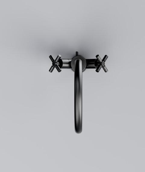Actual product image Steinberg 250 series basin mixer, swivel, two-handle, with drain set, projection 155mm, 2501500