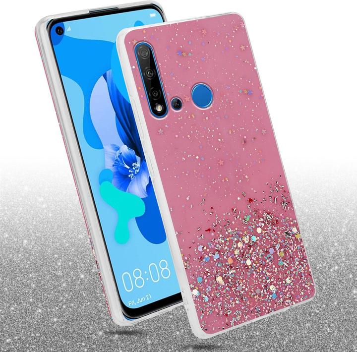 Image du produit Cadorabo Couverture TPU paillettes scintillantes (Huawei Nova 5i, Huawei P20 Lite (2019))