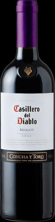 Actual product image Concha y Toro Merlot Casillero del Diablo Reserva Chile (1 x 75 cl, 2018)