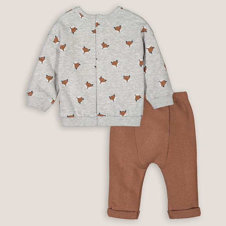 Produktbild La Redoute Collections 2-teiliges Set aus Sweatshirt und Sweatpants (50)