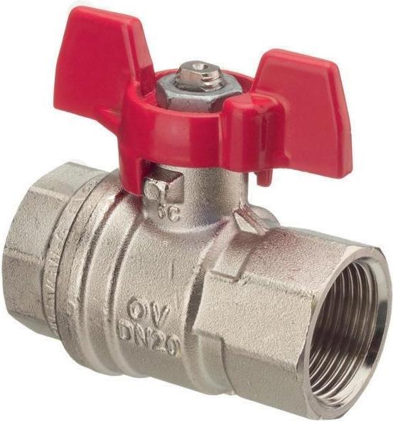 Oventrop OV Kugelhahn Optibal mit Flügelgriff, PN 16 DN 25, G 1Zoll IG