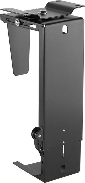 Actual product image Wiltec Under-desk Computer Holder Continuously Adjustable 360° Swivelling for PC Cases up to 10kg