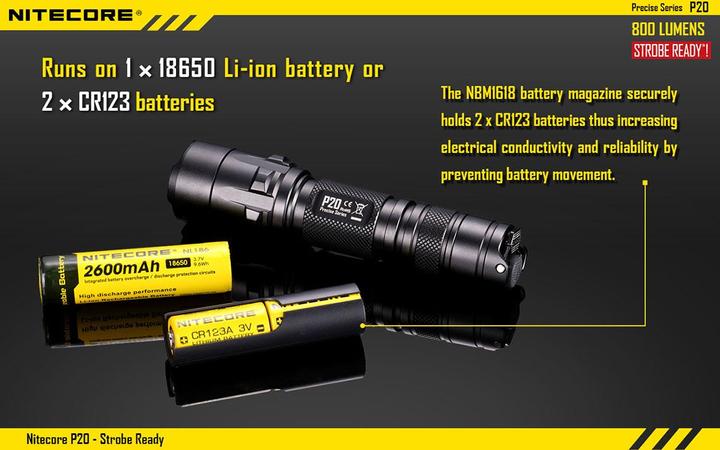 Produktbild Nitecore P20 (13.40 cm, 800 lm)