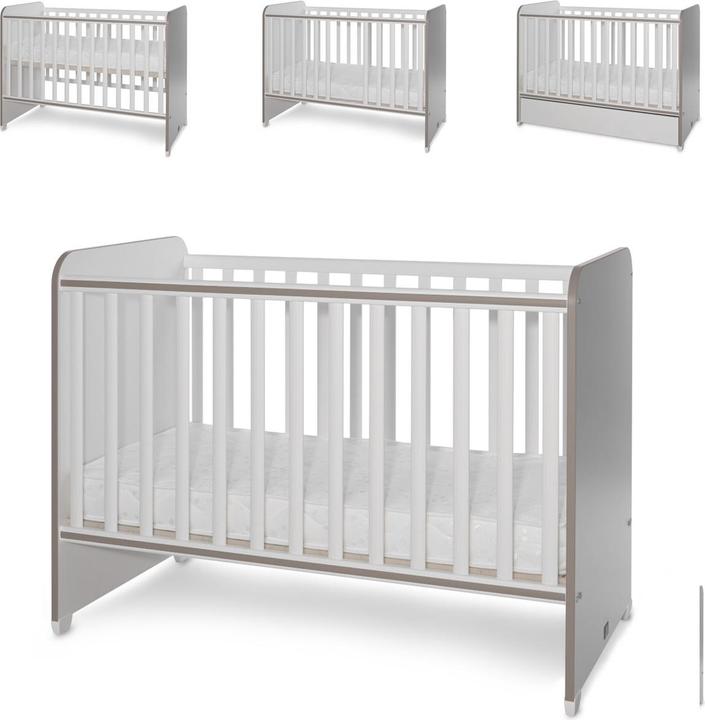 Actual product image Lorelli Sweet Dream baby cot 124x68x95cm (120 x 60 cm)