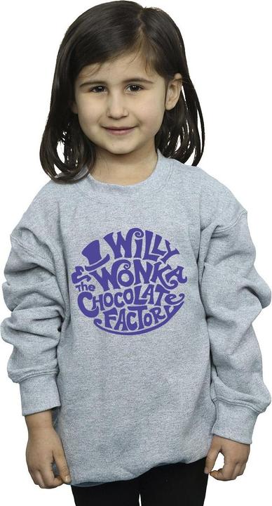 Produktbild Willy Wonka & the Chocolate Factory Typed Logo Sweatshirt Mädchen (128)