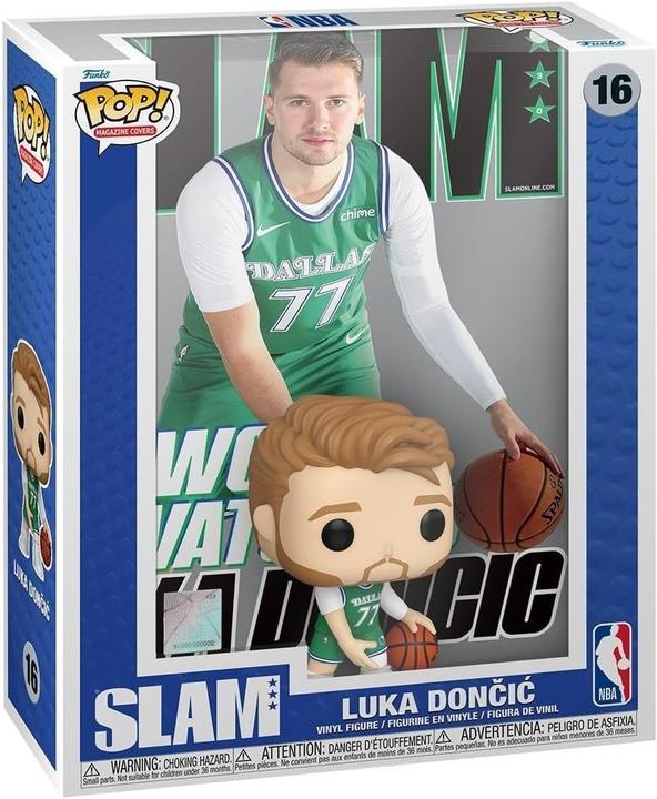 Actual product image Funko NBA Cover POP! Basketball Vinyl figurine Luka Doncic (SLAM magazine) 9 cm