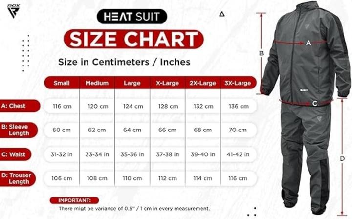 Actual product image Rdx Clothing Sauna Suit C1 Gray-XL