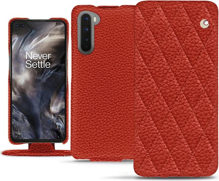 Actual product image Noreve Leather cover vertical (OnePlus North)