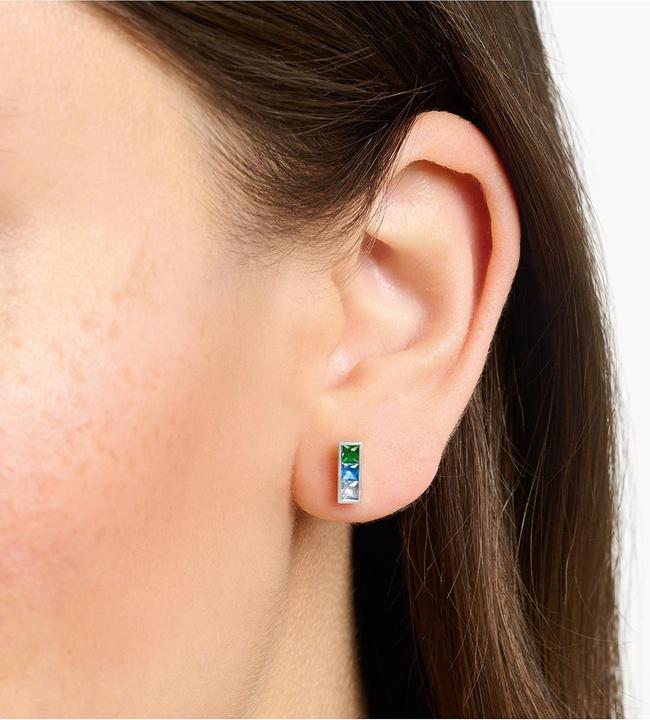 Produktbild Thomas Sabo Ohrstecker bunte Steine silber (925er Silber)