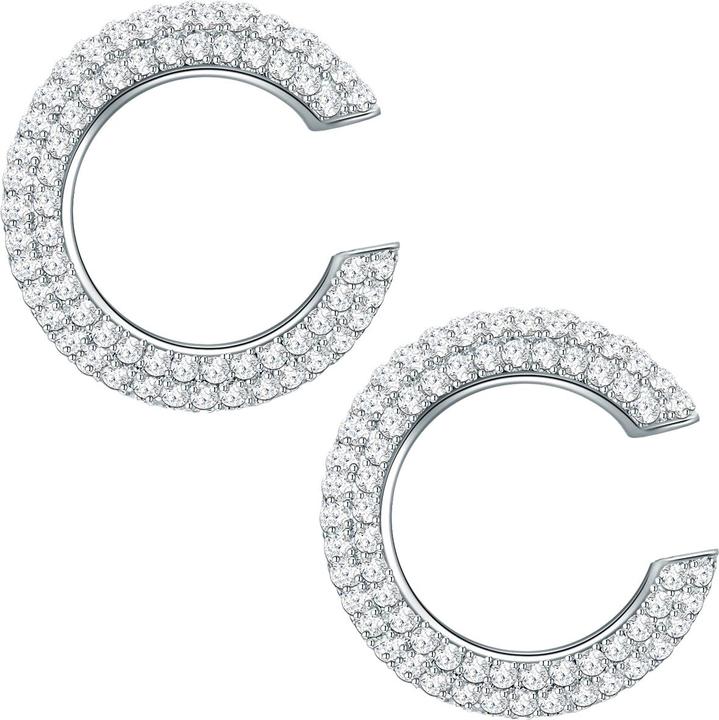 Actual product image Lulu & Jane Ladies brass cubic zirconia silver - 29569 (Brass)