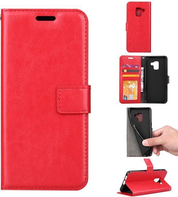 Produktbild MU Classic Crazy Horse Leder Bookcover Hülle (Samsung Galaxy A8 (2018))