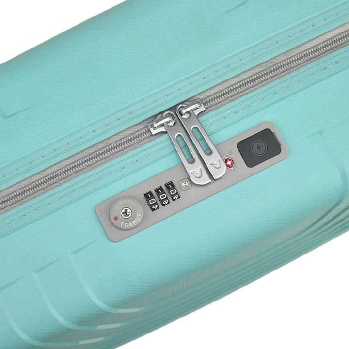 Image du produit Roncato Ypsilon 2.0 - Valise à bagages à main avec USB Vert d'eau (40 l, Bagage à main (jusqu'à 50l))