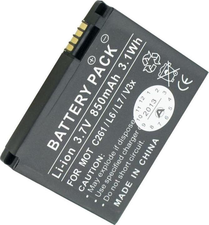Produktbild Motorola Akku C261, K1, L2, L6, L7, V3x, BK60, SNN5781A, SNN5768, BC60, SNN5768A