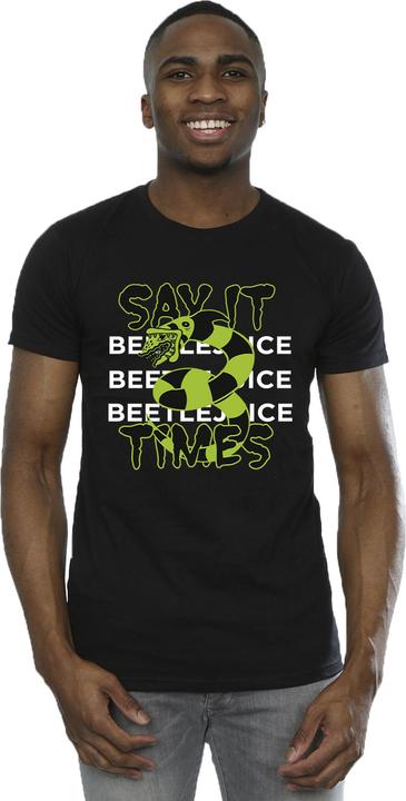 Produktbild Beetlejuice Say It 3 Times TShirt (L)