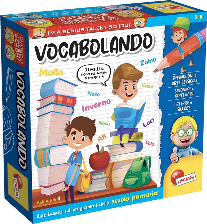 Image du produit Lisciani Je suis un génie - Vocabolando (Italien)