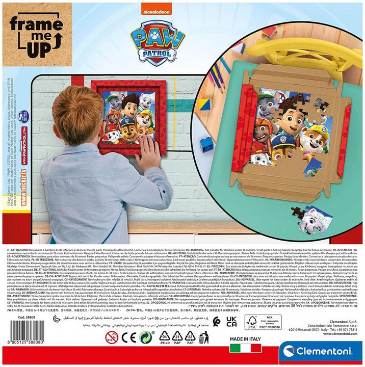 Produktbild Clementoni Puzzle 60el Frame me up Psi Patrol (38808) (60 Teile)